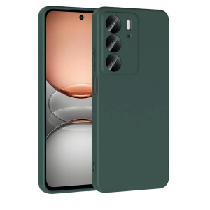 HarmonyAura Realme C75 4G First Silikon - Koyu Yeşil