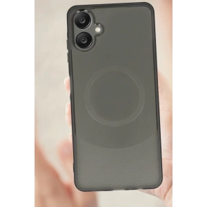 HarmonyAura  Samsung A06 Kılıf Maya Karbon Kapak - Koyu Yeşil