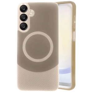 HarmonyAura  Samsung A26 Kılıf Maya Karbon Kapak - Kahverengi