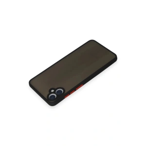 HarmonyAura  Samsung Galaxy A05 Kılıf Montreal Silikon Kapak - Siyah