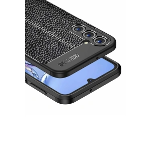 HarmonyAura  Samsung Galaxy A05s Kılıf Auto Focus Kapak - Siyah