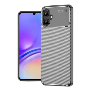 HarmonyAura Samsung Galaxy A06 Kılıf Auto Focus Karbon Kapak - Gri