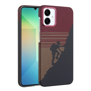 HarmonyAura Samsung Galaxy A06 Vega Magsafe Kapak - Kırmızı