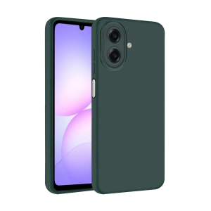 HarmonyAura Samsung Galaxy A07 4G First Silikon - Koyu Yeşil