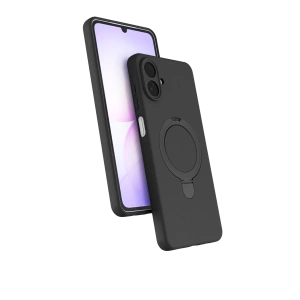 HarmonyAura Samsung Galaxy A07 4G Regal Magsafe Standlı Kapak - Siyah