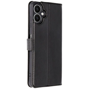 HarmonyAura Samsung Galaxy A07 4G Trend S Plus Kapaklı Kılıf - Siyah