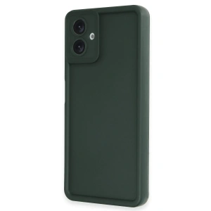 HarmonyAura Samsung Galaxy A07 4G Viera Silikon - Koyu Yeşil