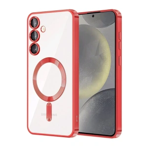 HarmonyAura Samsung Galaxy A15 4G Kross Magneticsafe Kapak - Kırmızı