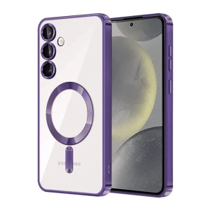 HarmonyAura Samsung Galaxy A15 4G Kross Magneticsafe Kapak - Mor