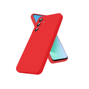 HarmonyAura Samsung Galaxy A17 5G First Silikon - Kırmızı