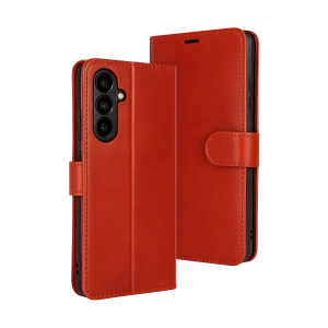 HarmonyAura Samsung Galaxy A17 5G Trend S Plus Kapaklı Kılıf - Kırmızı