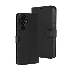 HarmonyAura Samsung Galaxy A17 5G Trend S Plus Kapaklı Kılıf - Siyah