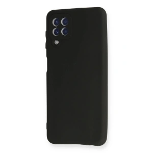 HarmonyAura  Samsung Galaxy A22 Kılıf First Silikon - Siyah