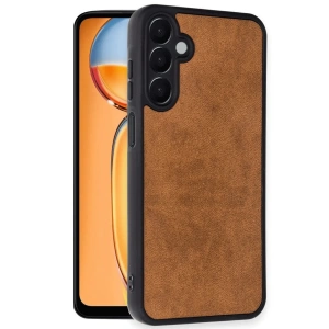 HarmonyAura  Samsung Galaxy A26 Kılıf Aras Deri Kapak - Taba