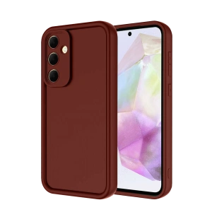 HarmonyAura Samsung Galaxy A26 Kılıf Viera Silikon - Bordo