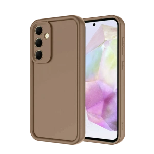 HarmonyAura Samsung Galaxy A26 Kılıf Viera Silikon - Kahverengi