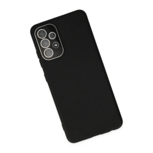 HarmonyAura  Samsung Galaxy A33 5g Kılıf Lansman Glass Kapak - Siyah