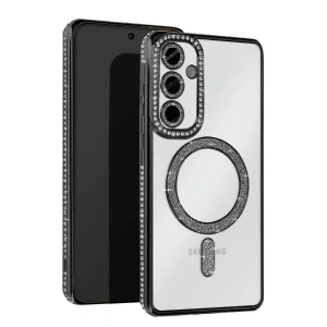 HarmonyAura Samsung Galaxy A36 Joke Simli Magneticsafe Kılıf - Siyah