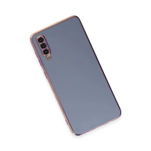 HarmonyAura  Samsung Galaxy A50 Kılıf Volet Silikon - Mavi