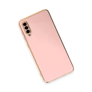 HarmonyAura  Samsung Galaxy A50 Kılıf Volet Silikon - Pembe