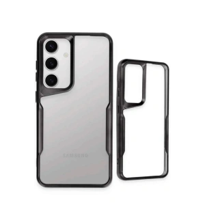 HarmonyAura  Samsung Galaxy A56 Kılıf Boyi Silikon Kapak - Siyah