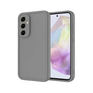 HarmonyAura Samsung Galaxy A56 Kılıf Viera Silikon - Gri