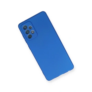 HarmonyAura  Samsung Galaxy A72 Kılıf First Silikon - Mavi