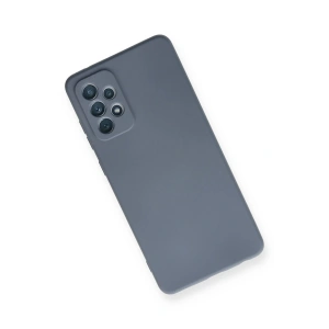 HarmonyAura  Samsung Galaxy A72 Kılıf Nano Içi Kadife Silikon - Gri