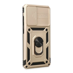 HarmonyAura  Samsung Galaxy A72 Kılıf Pars Lens Yüzüklü Silikon - Gold