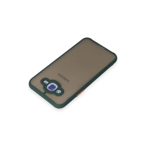 HarmonyAura  Samsung Galaxy J7 Kılıf Montreal Silikon Kapak - Yeşil