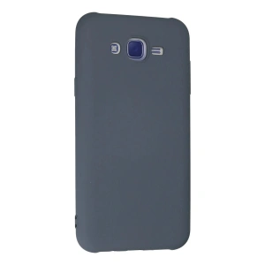 HarmonyAura  Samsung Galaxy J7 Kılıf Nano Içi Kadife Silikon - Gri