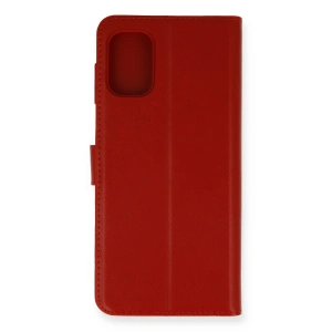 HarmonyAura Samsung Galaxy M51 Trend S Plus Kapaklı Kılıf - Kırmızı