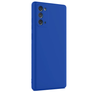 HarmonyAura Samsung Galaxy Note 20 Kılıf First Silikon - Mavi