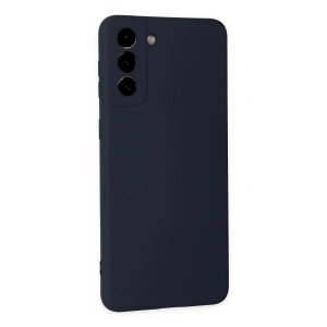 HarmonyAura  Samsung Galaxy S21 Plus Kılıf Nano Içi Kadife Silikon - Lacivert