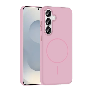 HarmonyAura Samsung Galaxy S23 FE Broş Magsafe Kapak - Pembe