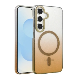 HarmonyAura Samsung Galaxy S23 FE Glossy Magsafe Kapak - Çöl Titanyum