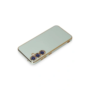 HarmonyAura  Samsung Galaxy S23 Fe Kılıf Volet Silikon - Açık Yeşil