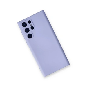HarmonyAura  Samsung Galaxy S23 Ultra Kılıf Nano Içi Kadife Silikon - Lila