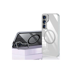 HarmonyAura Samsung Galaxy S24 Crystal Magsafe Kapak - Şeffaf