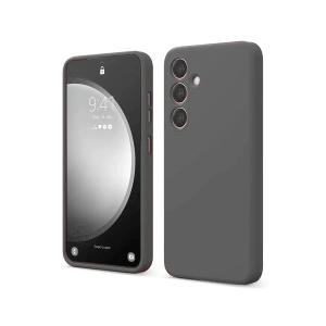 HarmonyAura Samsung Galaxy S24 FE Kılıf First Silikon - Gri