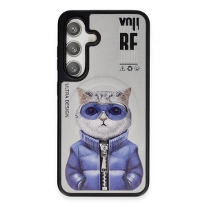 HarmonyAura Samsung Galaxy S24 Fun Magsafe Kapak - Titan Gri-2