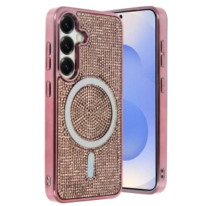 HarmonyAura Samsung Galaxy S24 Helen Magsafe Kapak - Pembe