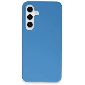 HarmonyAura  Samsung Galaxy S24 Kılıf First Silikon - Mavi