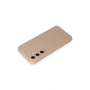 HarmonyAura  Samsung Galaxy S24 Kılıf Nano Içi Kadife Silikon - Pudra