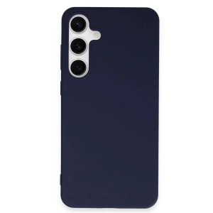 HarmonyAura  Samsung Galaxy S24 Plus Kılıf First Silikon - Lacivert