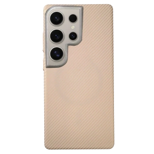 HarmonyAura Samsung Galaxy S24 Ultra Besa Magsafe Kapak - Desert