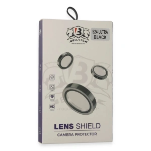 HarmonyAura  Samsung Galaxy S24 Ultra Bilvis Titan Kamera Lens - Siyah