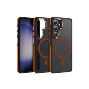 HarmonyAura Samsung Galaxy S24 Winner Magsafe Kapak - Turuncu