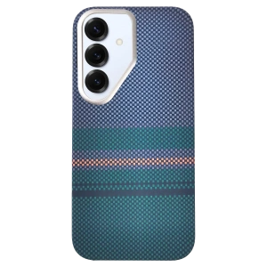 HarmonyAura Samsung Galaxy S25 Besa Magsafe Kapak - Mavi