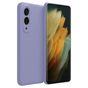 HarmonyAura Samsung Galaxy S25 Edge First Silikon - Lila